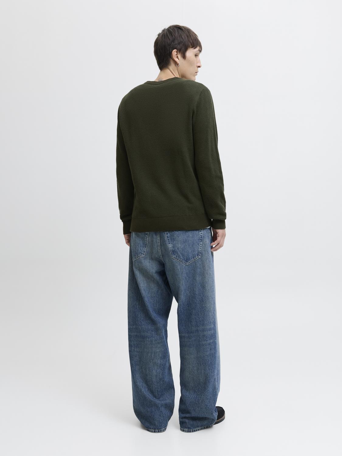 JJEGLOBE KNIT CREW NECK